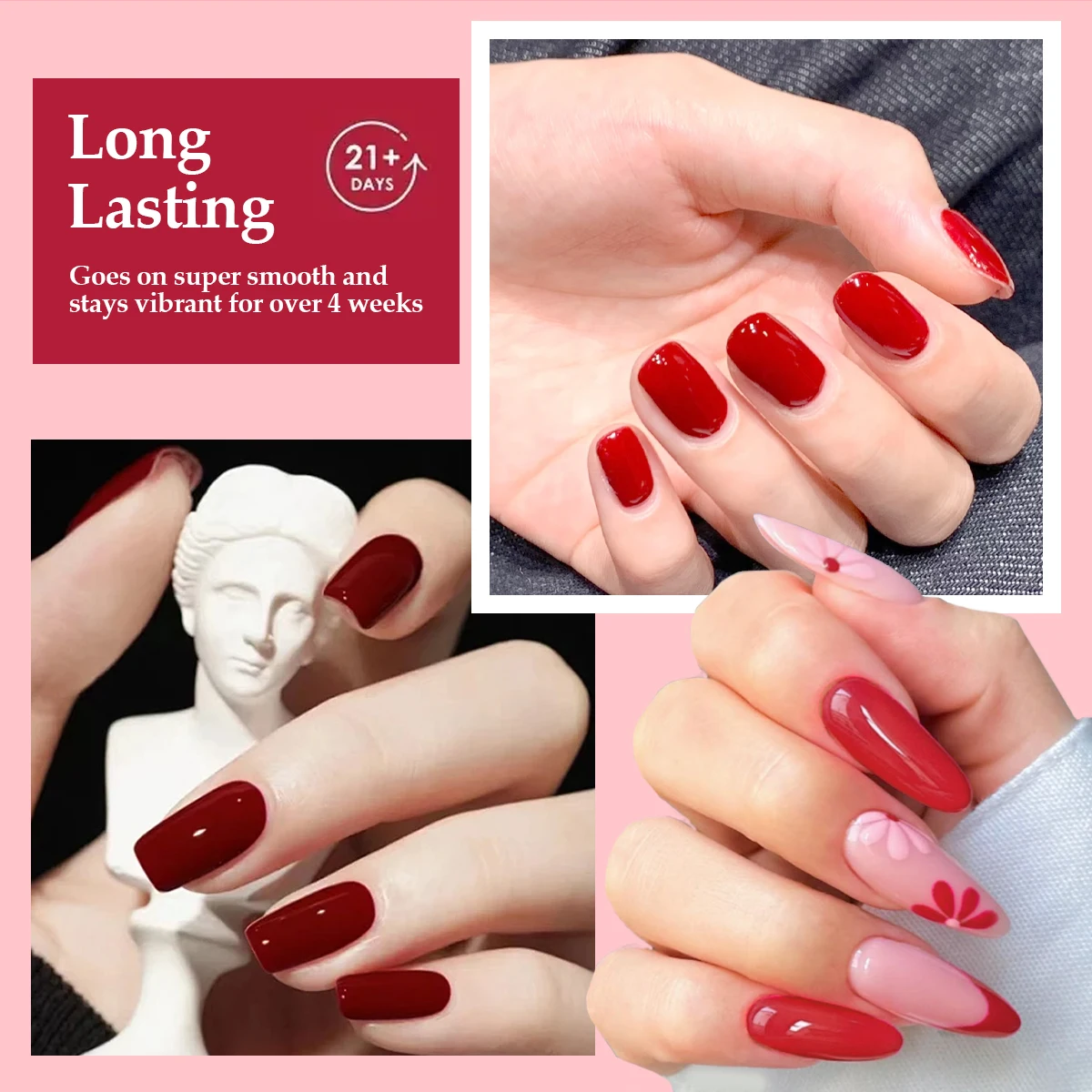 Visuatia Is Alcohol-Free, Long-Lasting and Easy to Apply, with Vibrant Colors, Suitable for Salon and Home Use, Durable and Stylish Design, Salon-Grade Nails, Modern Nail Design, Alcohol-Free Formula, Professional Semi-Permanent Nail Polish