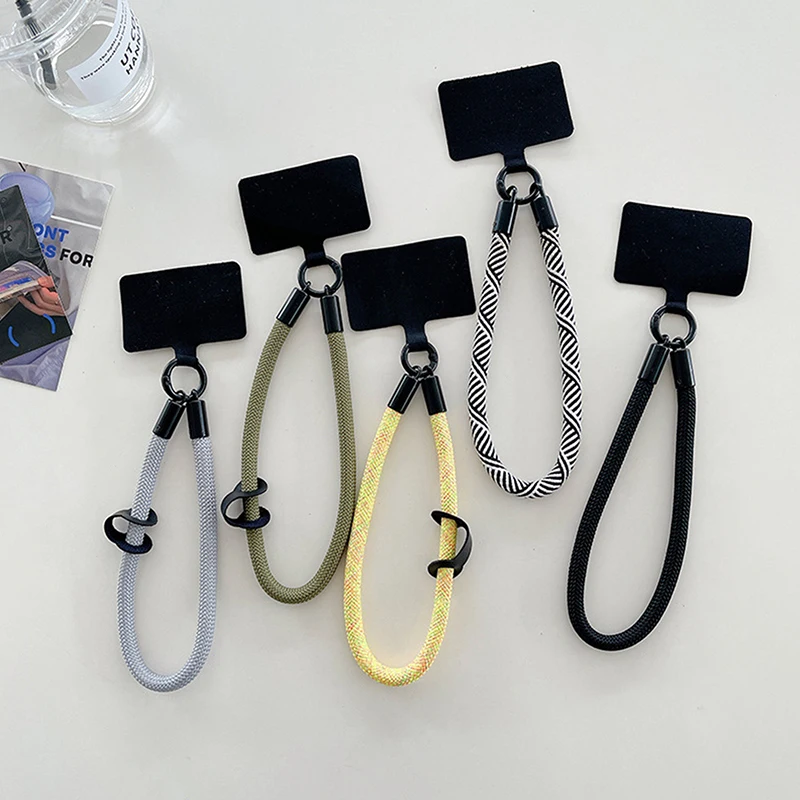 Mobile Phone Lanyard Personality Wrist Strap Short Style Mobile Phone Rope Portable Bag Key Chain Anti-loss Mobile Phone Chain