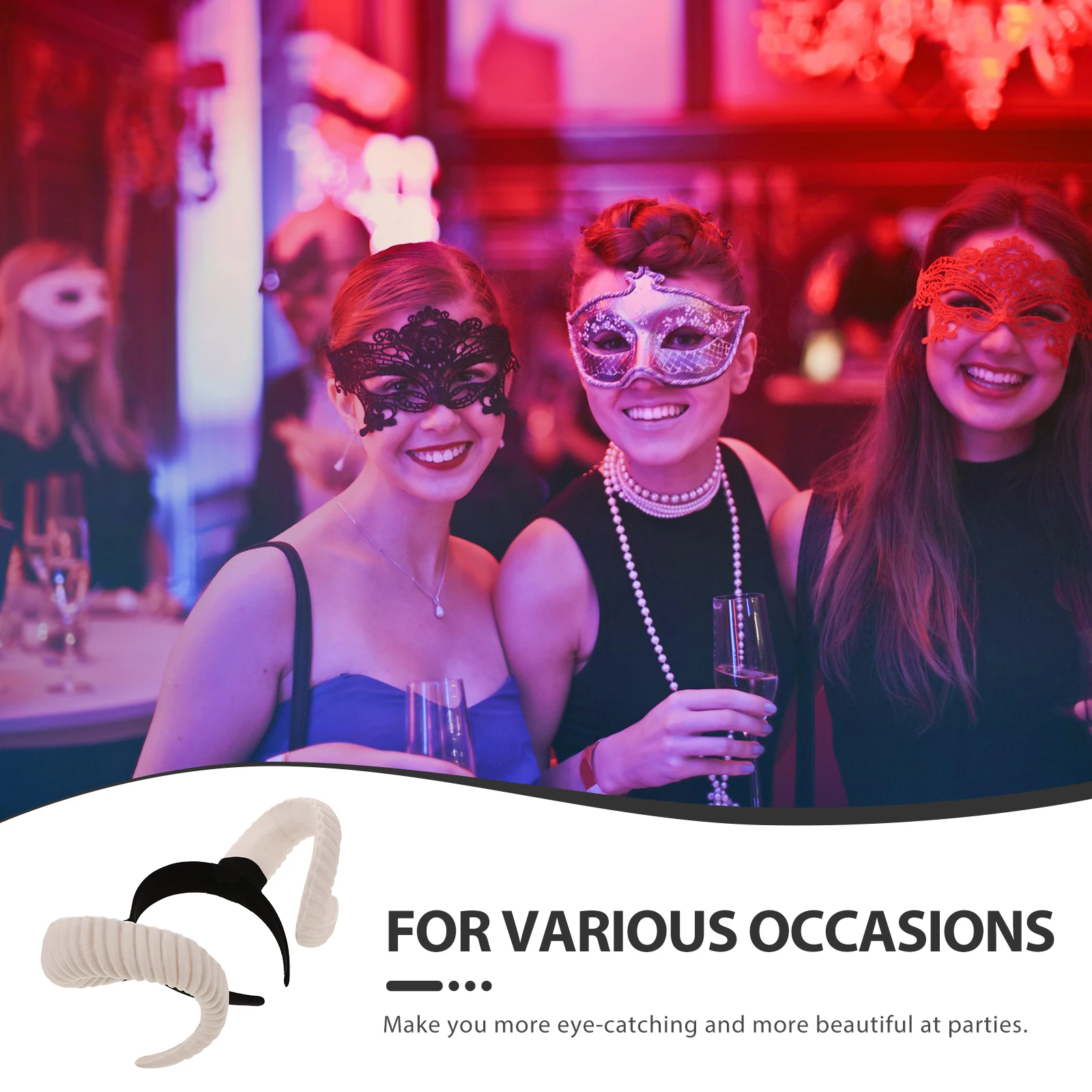 할로윈 악마 뿔 머리띠 코스프레 헤어 후프 싱글 뿔 머리띠 악마 뿔 머리띠 뿔 모양 헤어 밴드