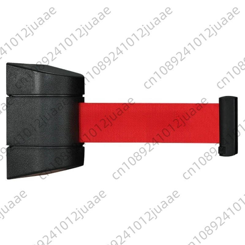 5m 10m Wall Mounted Bollard Barriers Plastic Retractable Belt With Magnet Fence Guardrail Warning Tape