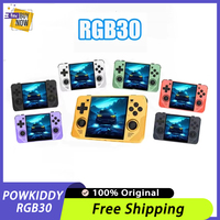POWKIDDY RGB30 Portable Handheld Game Console Ips Hd Screen Retro 4.0 Inch 64bit 3d Simulator Handheld Psp Simulator 512GPSP
