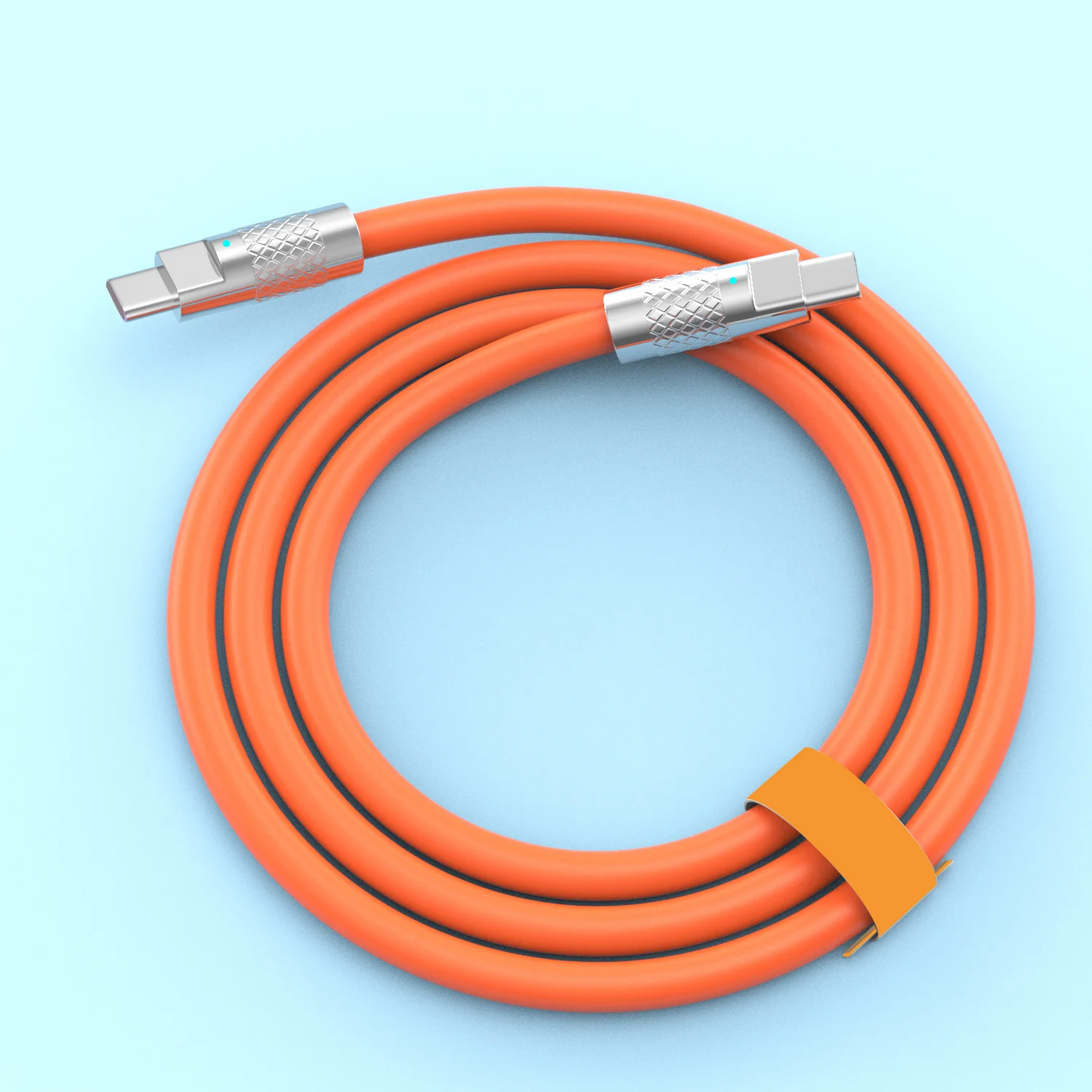 Neues 120W 7A Superschnelles Ladekabel PD Typ C Flüssigsilikon-Kabel 1M 1,5M 2M USB-Kabel USB-C zu C Ladekabel für Xiaomi Huawei