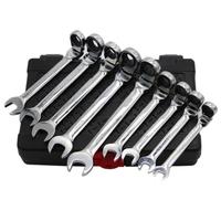 6mm 7mm 8mm 9mm 10mm 11mm 12mm 13mm 14mm 15mm 16mm 17mm 18mm 19mm Reversible Ratchet Wrench Ratcheting Socket Spanner Nut Tools