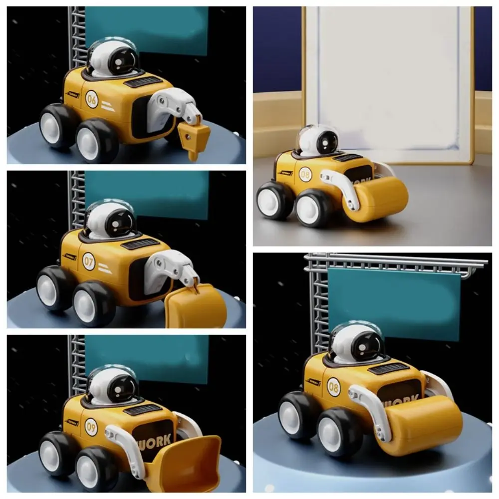 

Abs Plastic Astronaut Inertial Engineering Vehicle Smooth Environmentally Friendly Material Excavator Round and Smooth Children