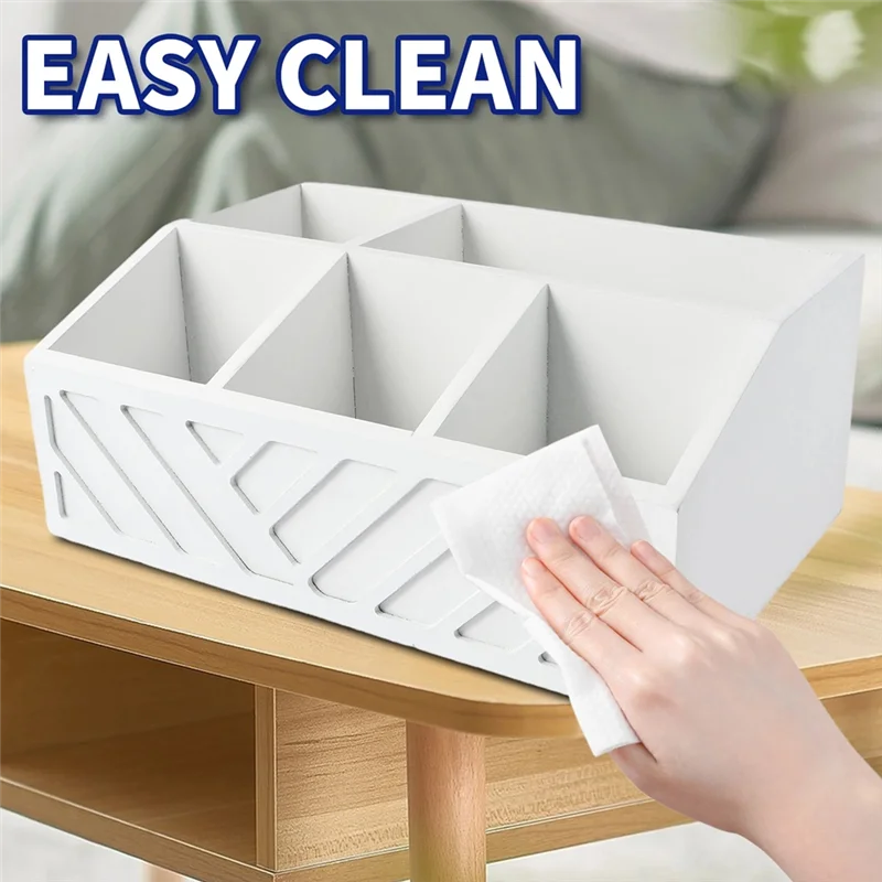 

ABZV-Wooden Coffee Bar Organizer Tea Condiment Storage Box Divided Design For Restaurant Dormitory Coffee Bar Accessories