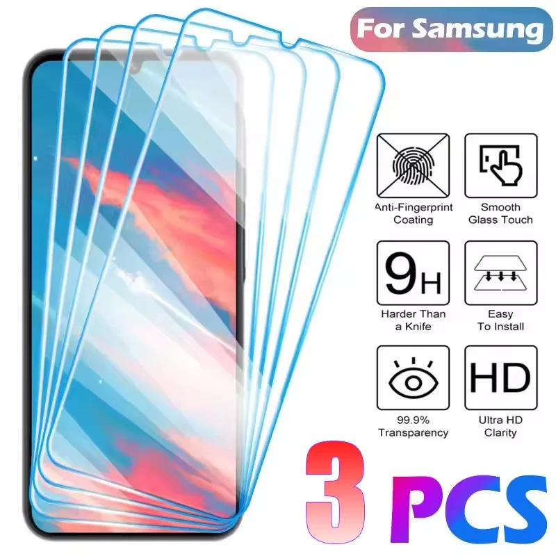 3 Pezzi Di Vetro Temperato Per Samsung Galaxy M16 M56 M55S M05 M35 M55 M15 M14 F56 F16 F06 F05 F55 C55 Protezione Per Lo Schermo