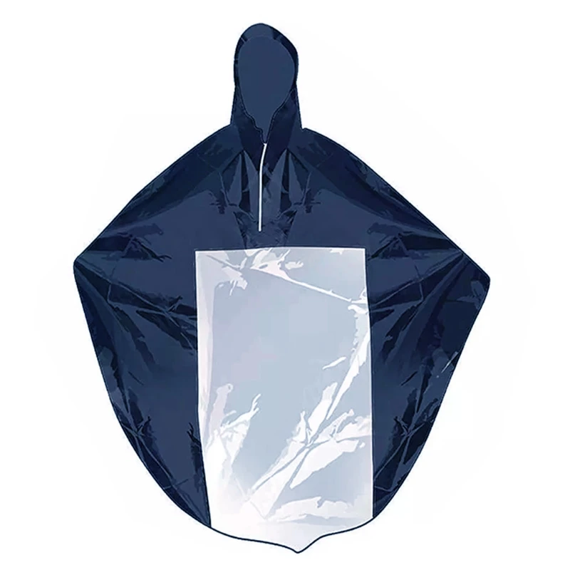 Reusable Adult Waterproof Emergency Rain Poncho Portable Travel Cycling Outdoor