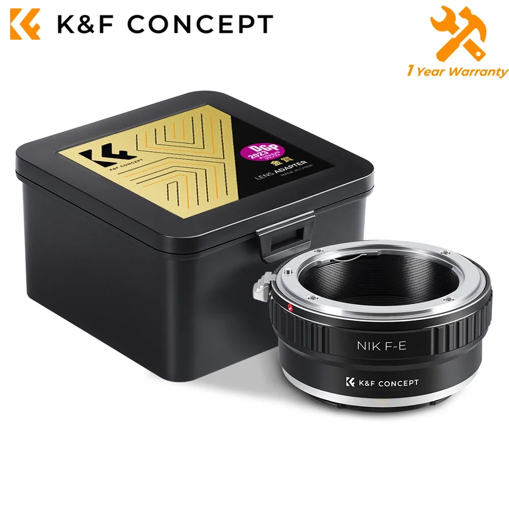 

K & F Concept for Nikon F AI Lenses to Sony E Camera Mount Lens Adapter Compatible with Sony E A5000 A6000 A6400 A7C A7C2 A1 A9