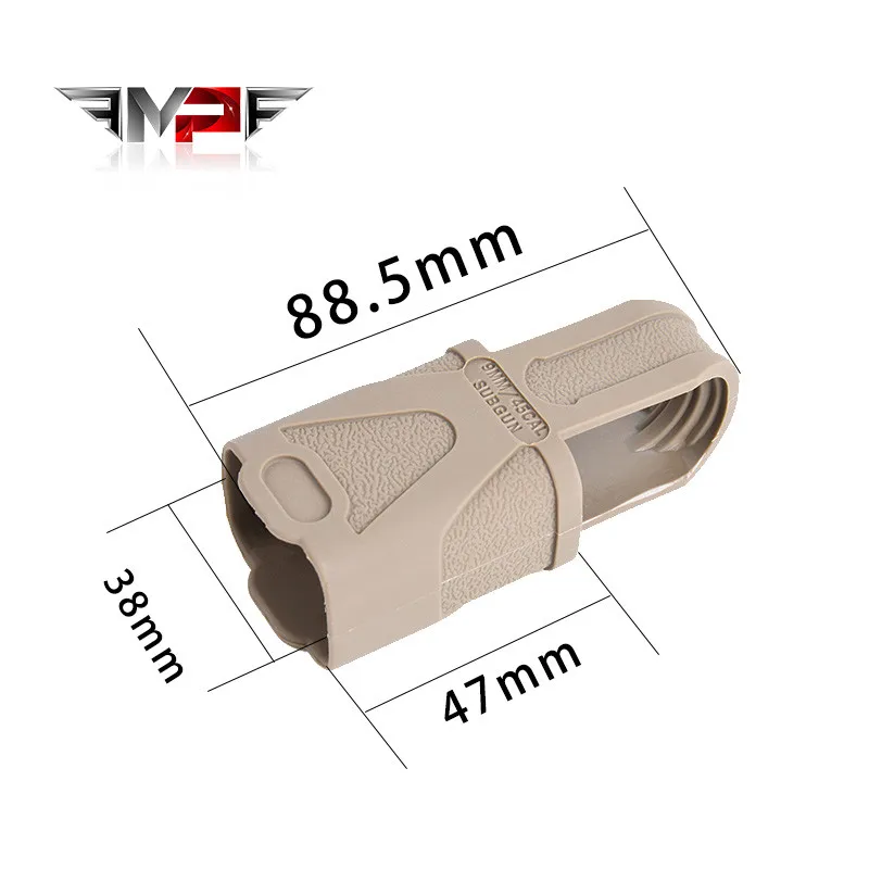 WADSN Airsoft Tactical 9MM NATO Subgun Cage Fast Mag Rubber Loops for MP5 MP5K Magazine Assist Hunting Rifle Pouch Accessories