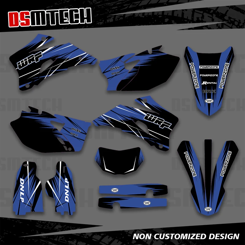 

DSMTECH полная графика наклейки мотоцикл фон на заказ для YAMAHA WR250F WRF 250 2007-2014 WR450F WRF 450 2007-11 02