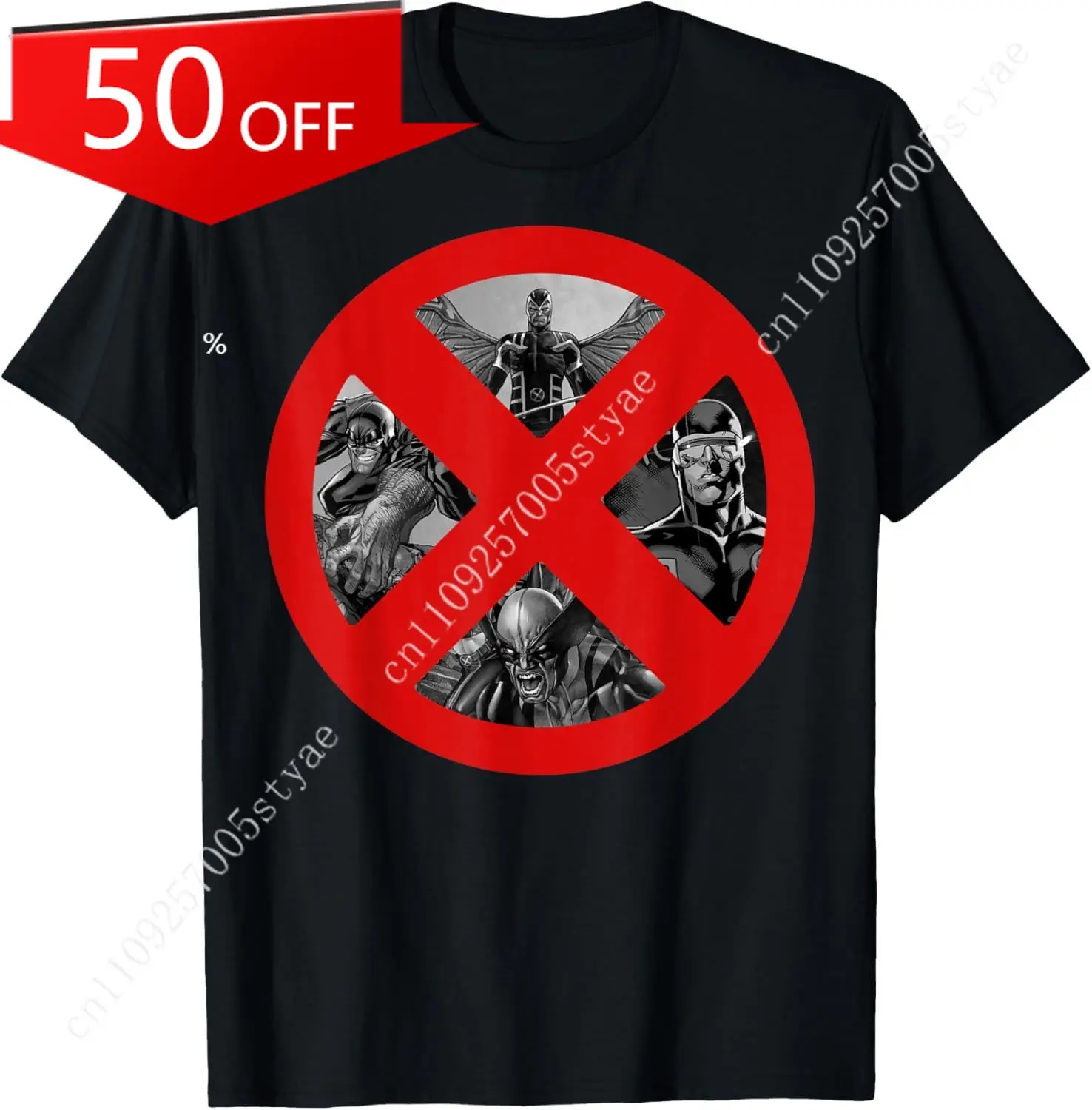 

Marvel X-Men Cyclops Wolverine Beast Archangel Logo T-Shirt T-Shirt
