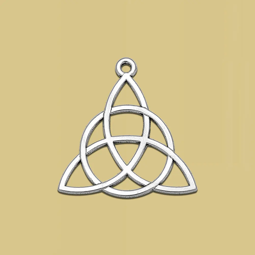 5-50pcs/lots Celtic Triangle Knot Charms Ireland Pendants For Diy Earring Jewelry Making Findings Supplies Accessories