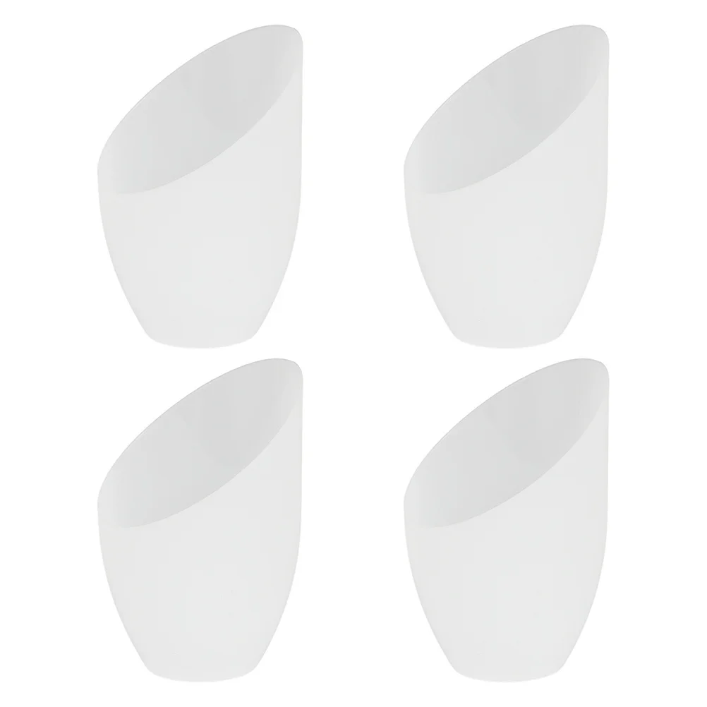 

4Pcs Inclined Head Plastic Lampshade Lamp Cover for Table Lamp Wall Light Hanging Light Replacement Plastic Lampshade