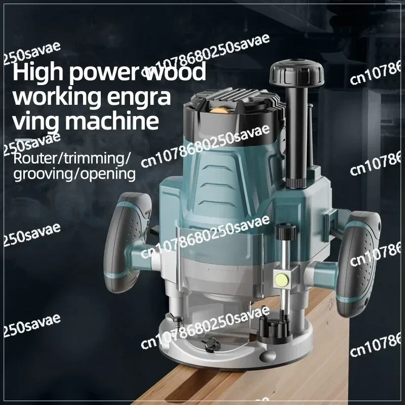 2000W Electric Trimmer Router Wood Milling Machine 220V Wood Routers Bakelite Machines Speed Adjustable  Keyhole Tenoning Tool