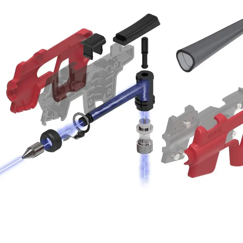 1 Set 0.3mm/0.5mm Caliber Water-Based Paint Airbrush PT-AB No Wash Airbrush Marker Pen Airbrush Quick Paint Change For Modeling