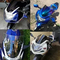 For Suzuki GSXR GSX-R 1000 600 750 K1 K2 2000 -2003 Motorcycle Screen Double Bubble Windshield Deflector Protector WindScreen 01