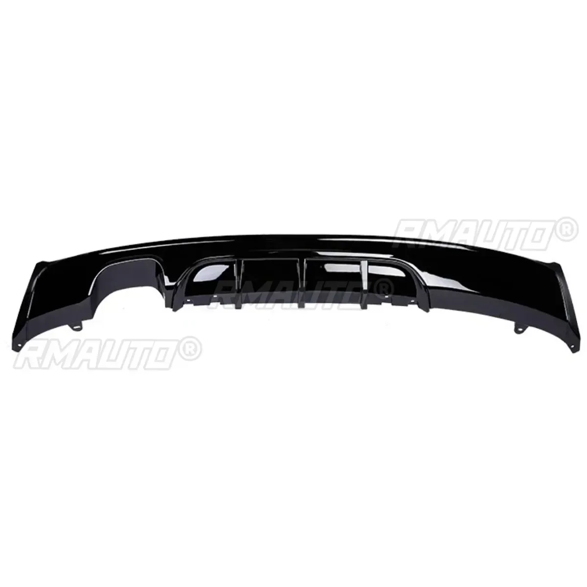 F22 bemper belakang รถยนต์สีดำเงาชุดตัวกระจาย bemper belakang สำหรับ BMW F22 2014-2021อุปกรณ์เสริมรถยนต์