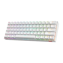 Redragon k530 pro draconic 61 teclas 60% sem fio rgb 100% tomada quente teclado mecânico bluetooth/2.4ghz/com fio 3-mode