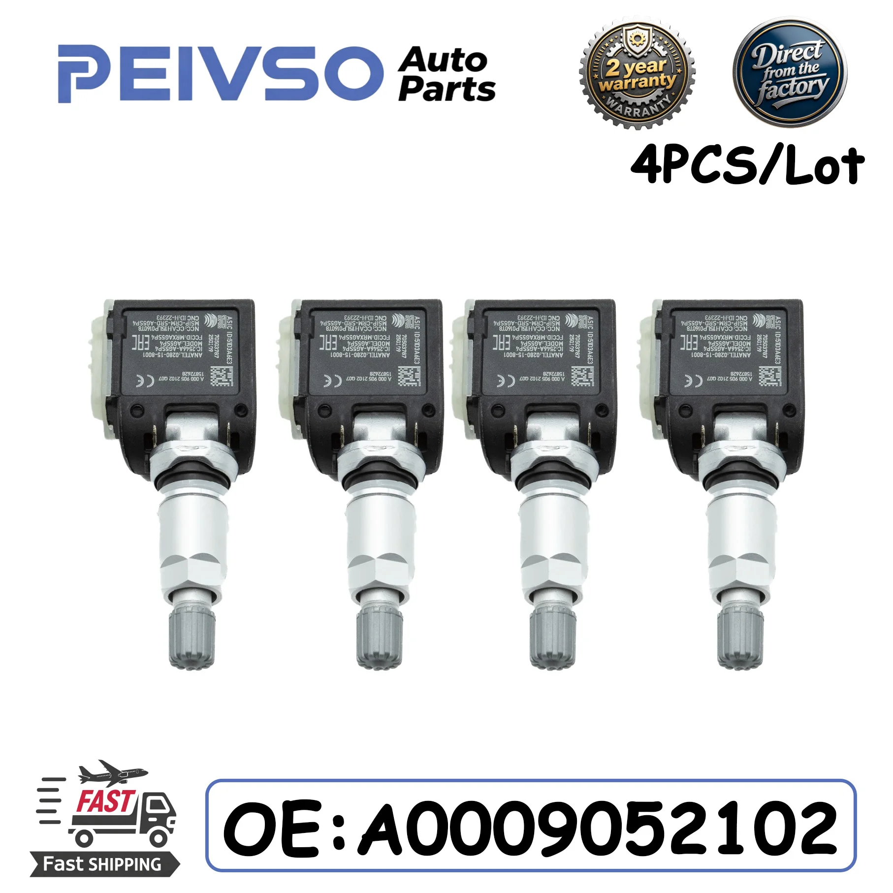 Car TPMS Tire Pressure Sensor TPMS Sensor 433MHZ Fit For Mercedes-Benz E-Class w213 CLS 0009052102 A0009052102 36106887140 4PCS