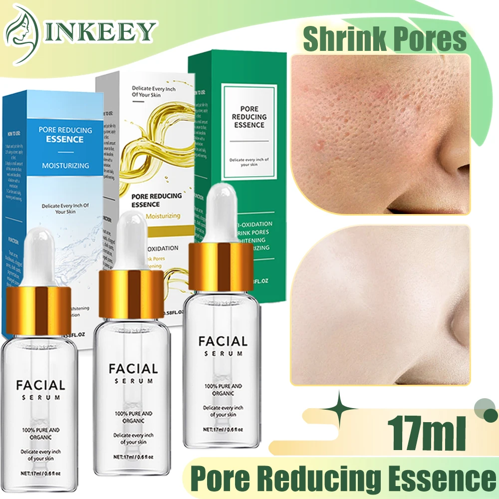 Pore Shrink Face Serum Dark Spots Whitening Serum Facial Hydrating Oil Control Anti-Aging Brightening Firming Skin Care Products