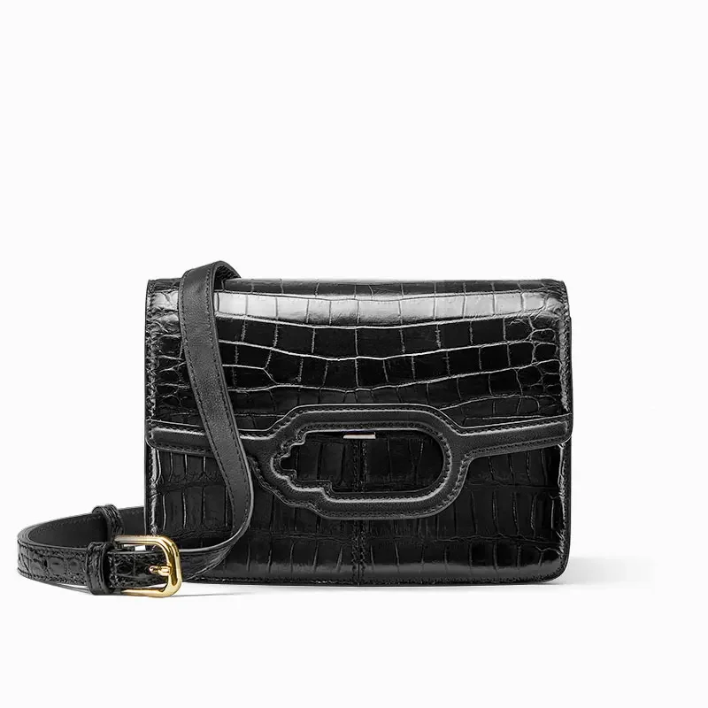 

gete new arrival Crocodile bag female New women cross-body single shoulder small square femal flap