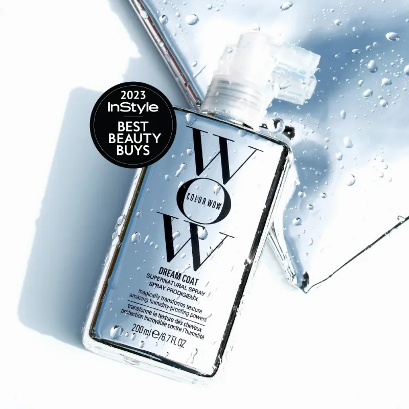 200ml COLOR WOW Dream Coat Original Anti-frizz Hair Mask Spray Softening Conditioner Leaves Hairs Glossy Glassy Ultra Smooth