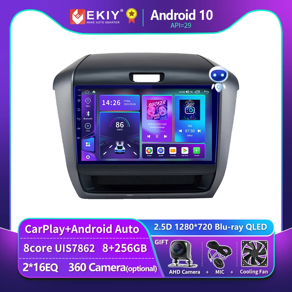 EKIY T900 Blu-ray QLED For Honda Freed 2 2016 - 2020 Car Radio Multimedia Video Player Navigation GPS Auto Android 10 No 2 Din