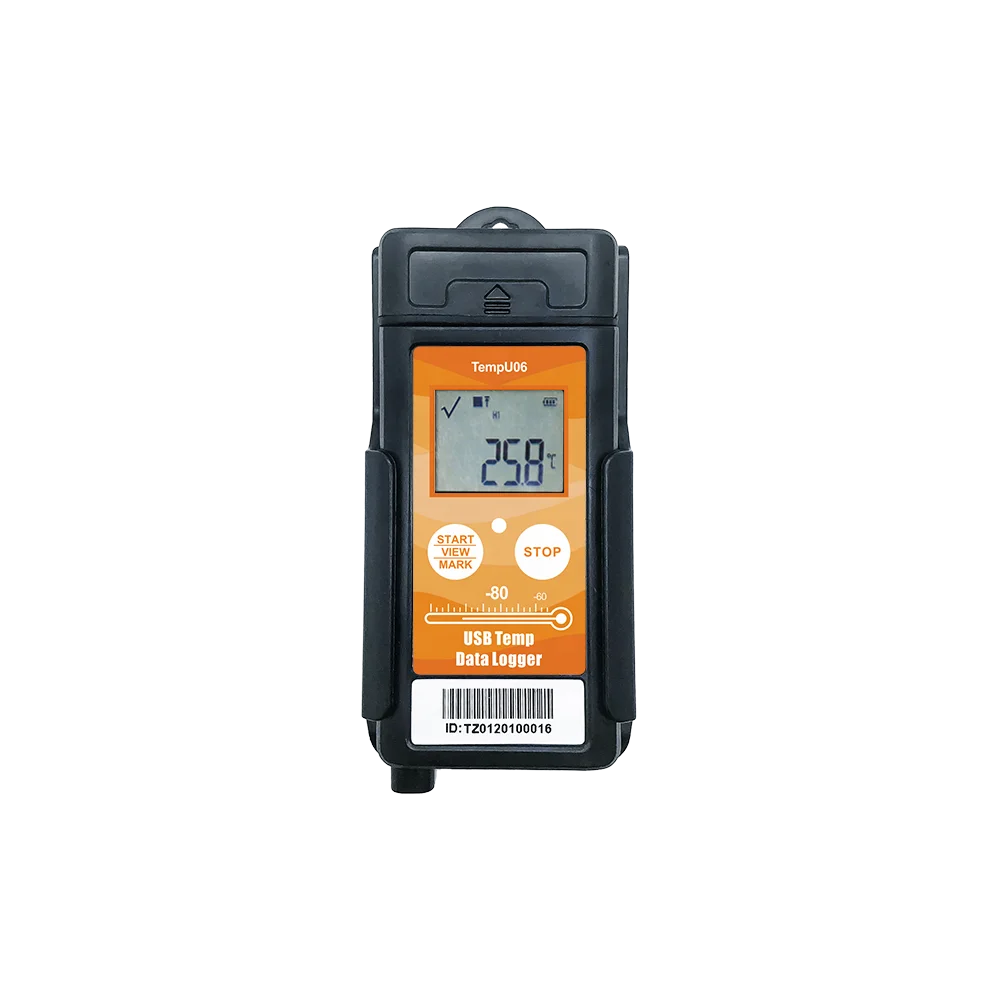 2025 hot sale TZONE USB Data Logger Sensor Temperature For Ultra Cold Freezer USB Temperature Recorder