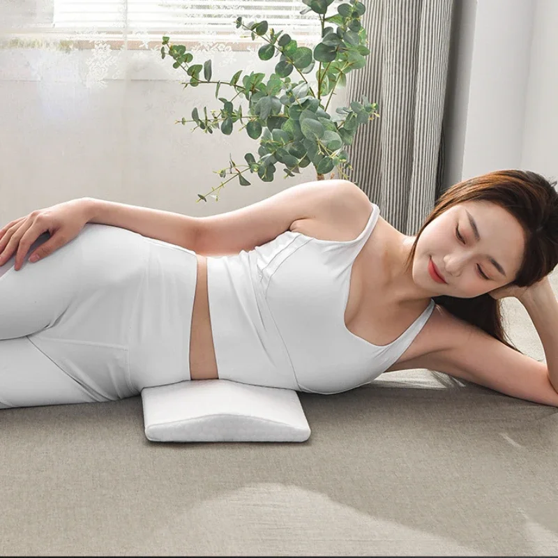 Memory Foam Lumbar Pillow for Pregnant Women Orthopedic Triangle Waist Back Support Cushion Slow Rebound Comfort Relief