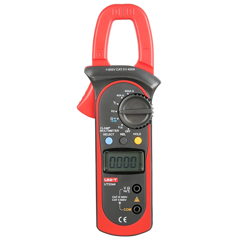 

UNI-T UT204A Digital Clamp Meter Multimeter Volt Meter with Auto Ranging