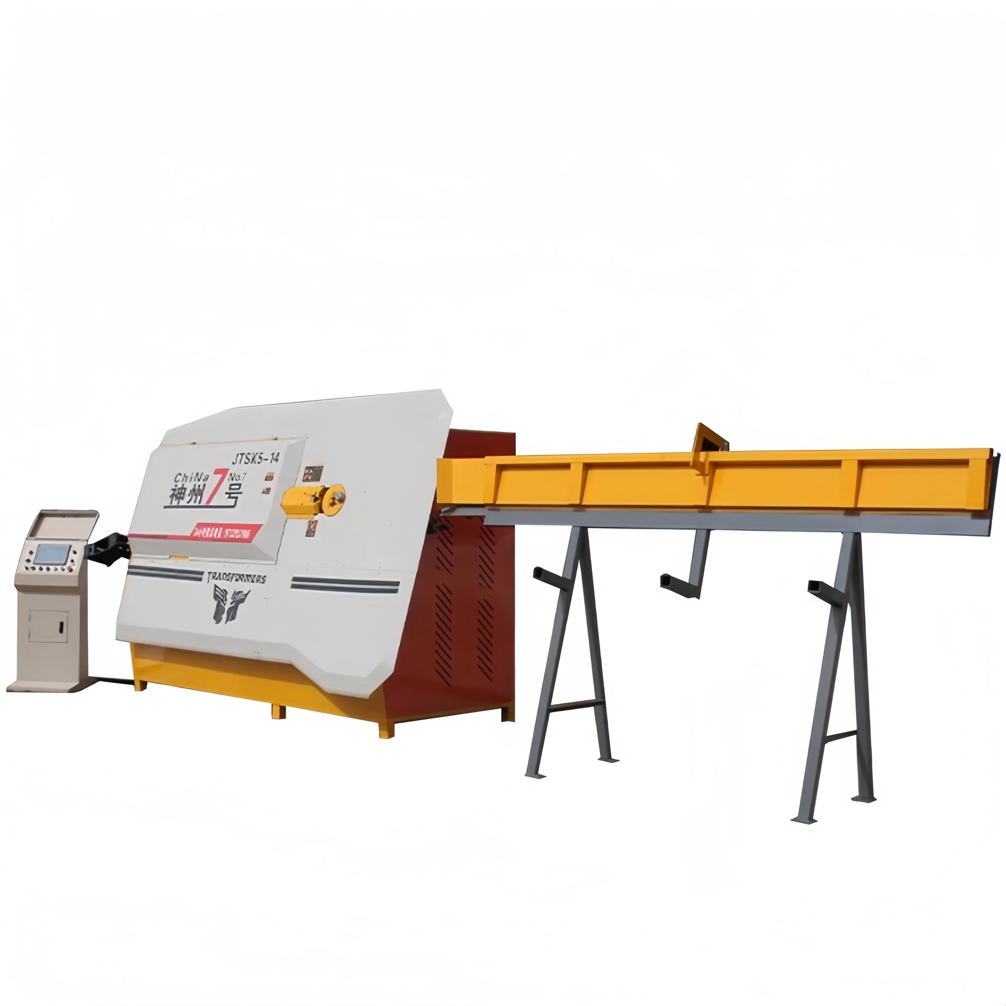 High Quality Automatic CNC Steel Hoop Straightening Machine With Hydraulic System Core Components Including Motor Engine Gear