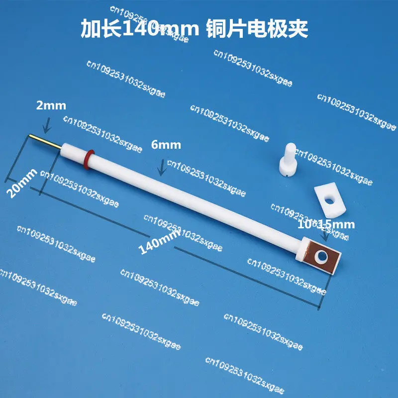 Copper electrode clip-shaped electrode clip, electrochemical working electrode clip, good conductivity can be customized