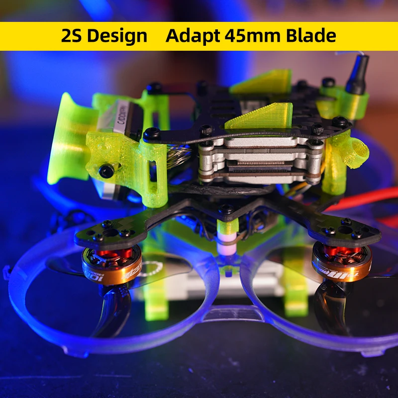 ACK80 Attacking Chicken 2S FPV Frame KIT Transform Betafpv PavoPico Modify ACK75 For RC FPV Tiny Whoop Drone Quadcopter