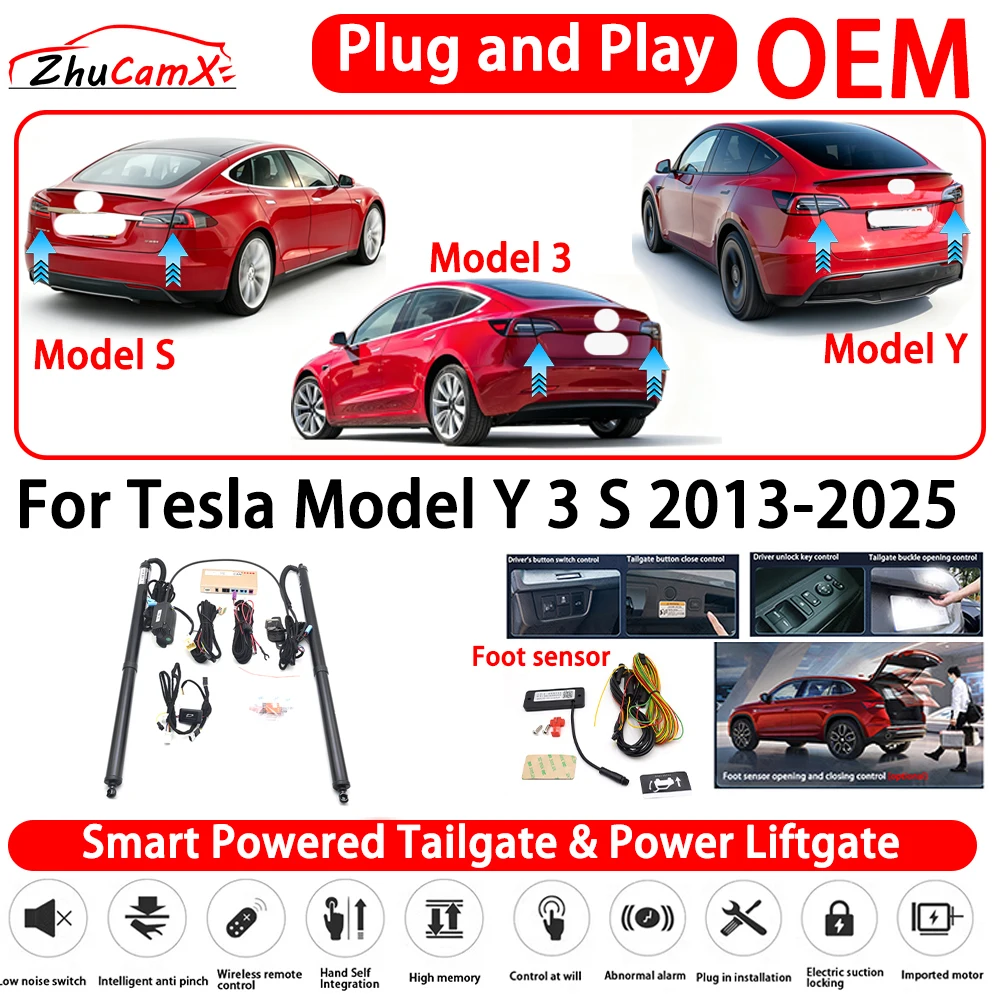 for Tesla Model Y 3 S 2013-2025 OEM Smart Powered Tailgate Power Liftgate Automatic Rear Trunk Tailgate Actuator System
