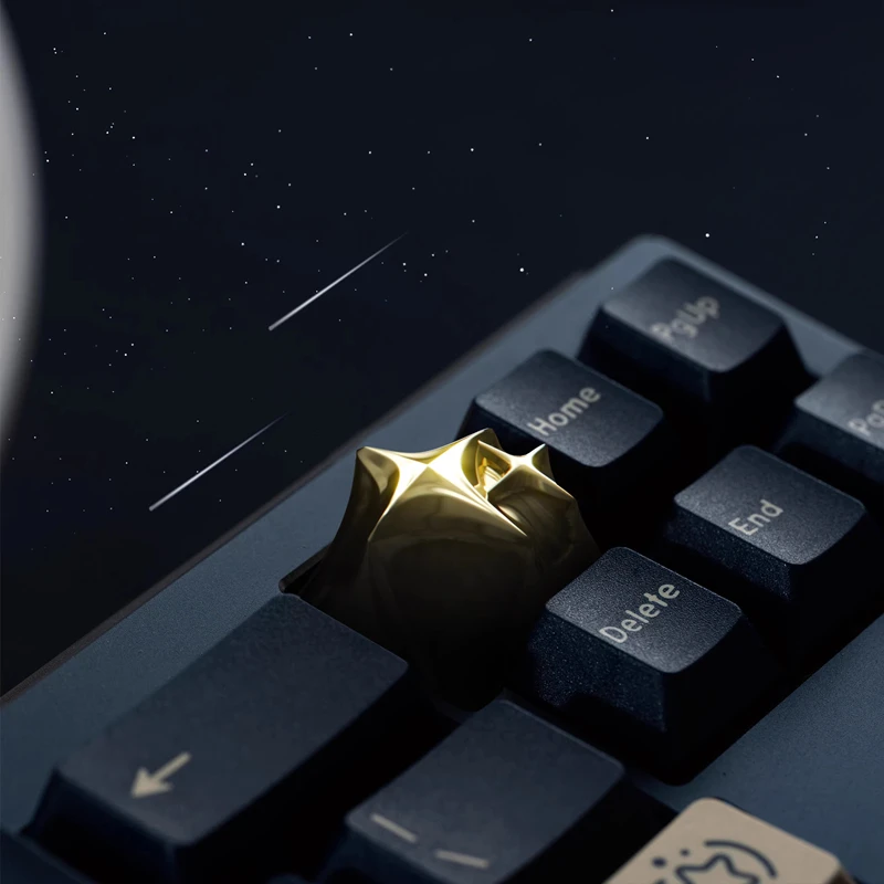 

1 Piece Metal Star Keycap Aluminum Alloy Electroplated Painted Keycaps For MX Switch