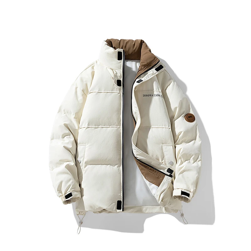 Koreanische Version Trend Winter Herren lässig verdickte warme Baumwoll jacke