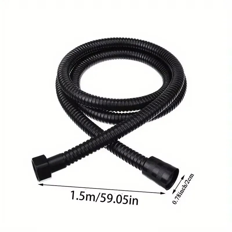 Shower Head Hose1.5/2/3M Stainless Steel Shower Pipe Universal Water Pipe Bathroom Water Heater Connection Accessories Bathroom