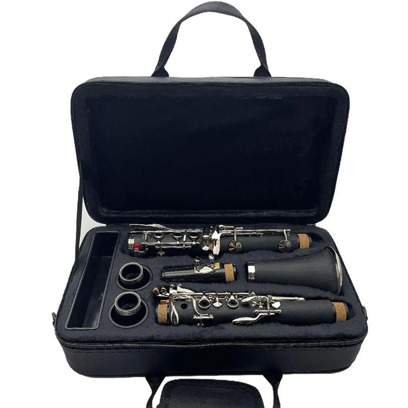 

BB Clarinet Case Prevent Scratching Easy to Transport Clarinet Storage Bag Portable Adjustable Shoulder Strap for Stage Beginner