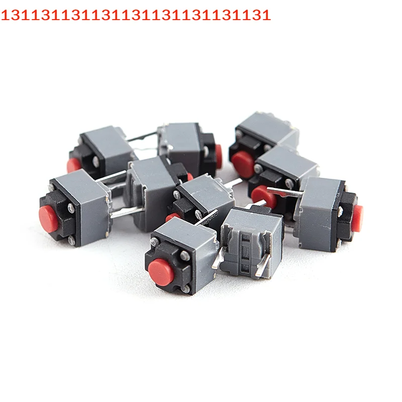 10Pcs 6*6*7.3mm Wireless Mouse Micro Switches for Computer Accessories Kailh Mute Silent Switch Buttons