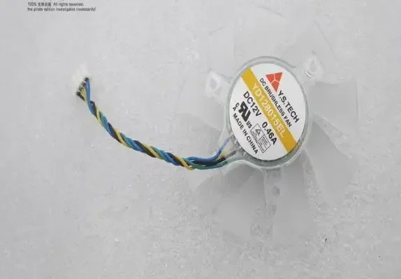 Graphics Cooler VGA Cooling Fan YD128015EL Replacement For Sapphire HD4860 HD4870 HD5850 HD6850