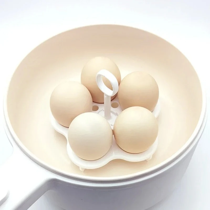 

1pc Universal Health Pot Steamer Egg Rack Food-Grade Heat-Resistant PP Egg Holder Eggs Steaming Stand Kitchen Boiling Eggs Tray