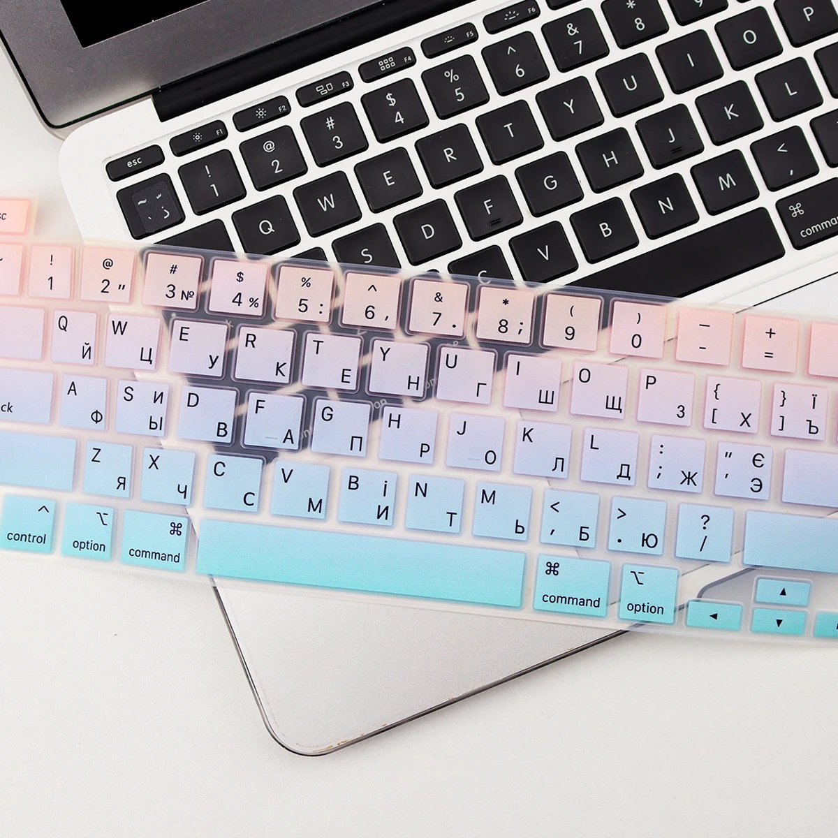 teclado-us-com-estampa-gradiente-rosa-pastel-para-macbook-pro-13-m1-m2-a2338-a2289-a2251-16-a2141-modelo-com-touch-id-ucraniano-espanhol