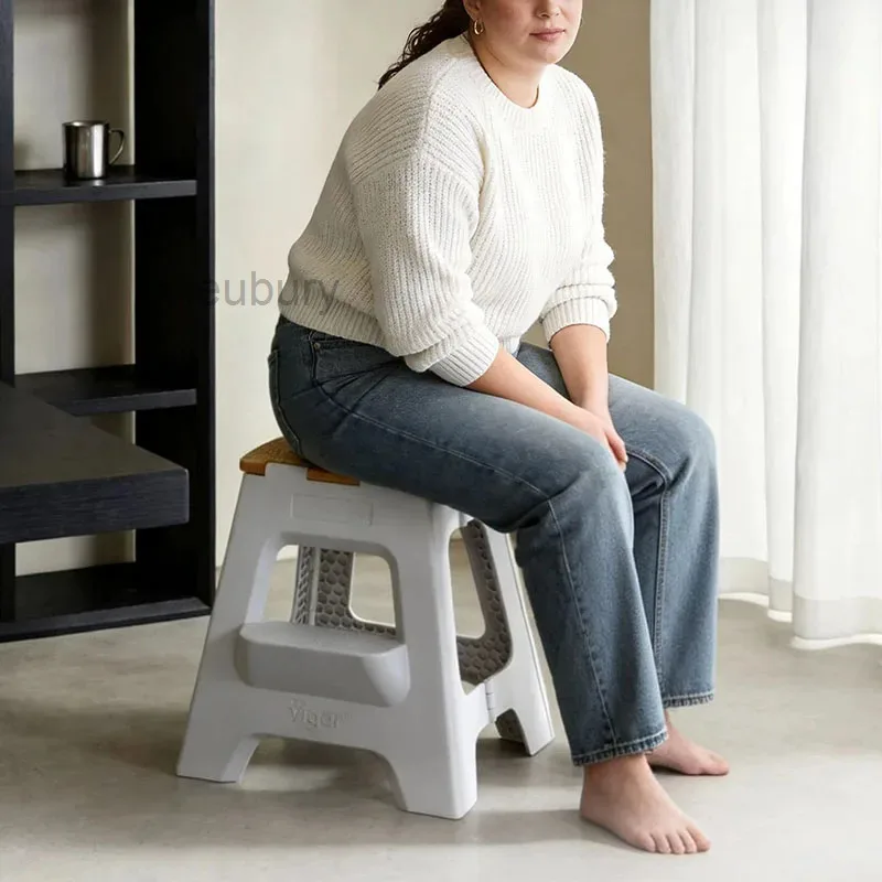 Outdoor Shoe Cabinet Bathroom Chair Shower Portable Foldable Space Saving Stool Stackable Bedroom Tabouret Trendy Furniture