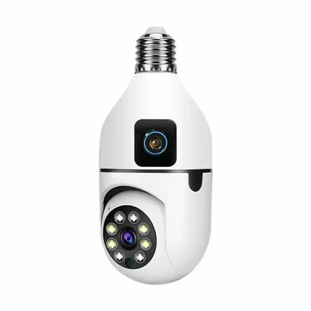 

E27-2 V380Pro dual lens wireless light bulb monitoring camera 360 ° panoramic intelligent high-definition night vision camera