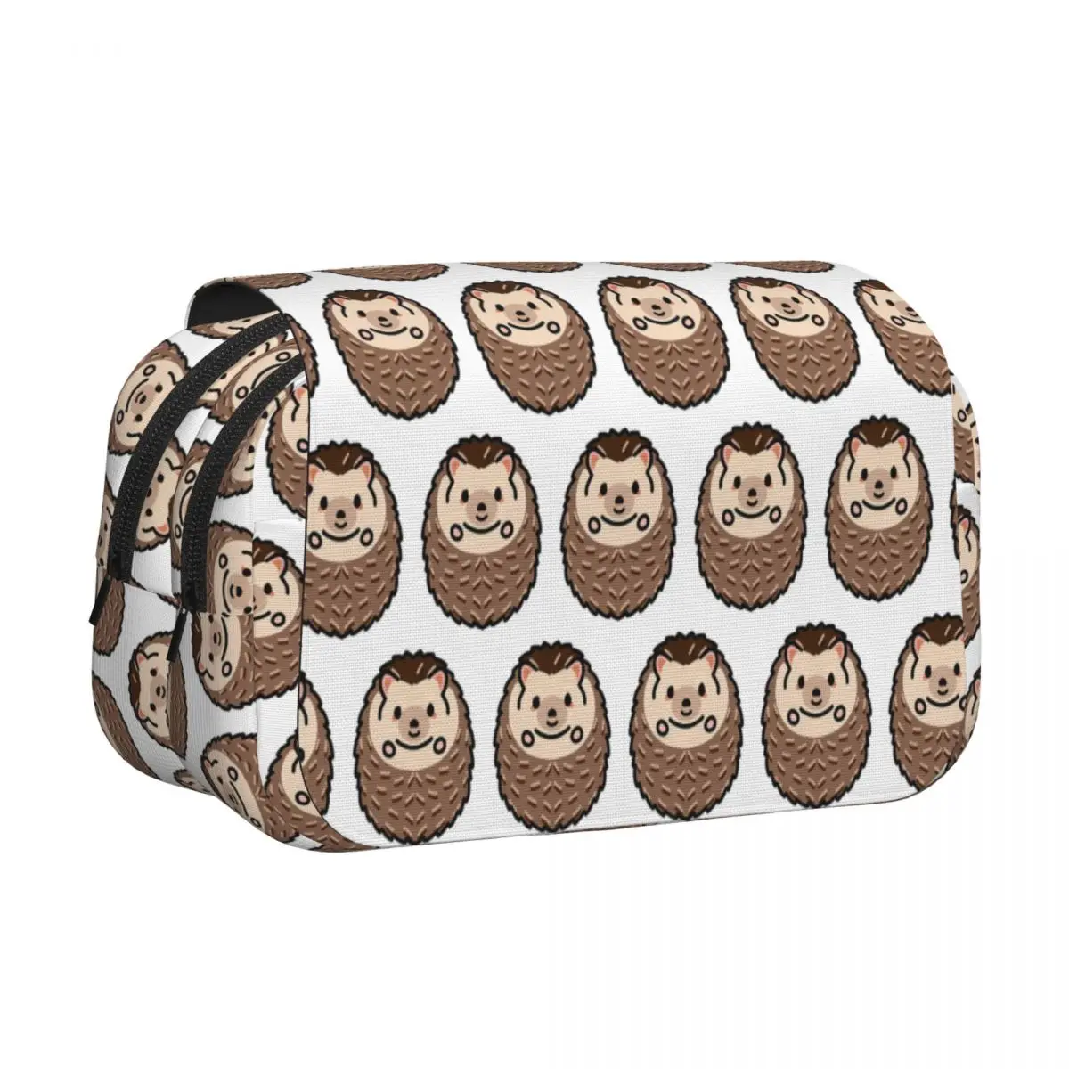Hedgehog Pencil Case Pencil Pouch Hard Shell Leather Large Capacity Pen Box Pencil Bag for Students Gifts