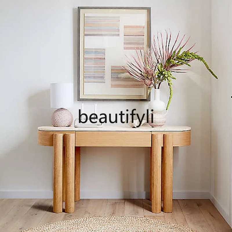 

Nordic Entrance Table Entrance Platform Italian Minimalist Entrance Cabinet Aisle Corridor Storage