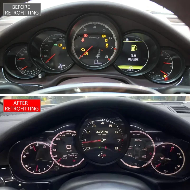 For Porsche Panamera 2010-2016 New Upgrade LCD Instrument Panel 970 Center Console Display Instrument Panel