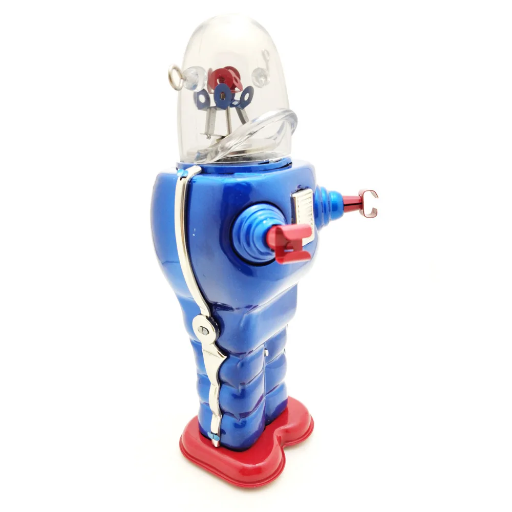 TR2007 Space Hand Crank Robot Cafe Bar Sklep odzieżowy Spersonalizowana ozdoba Rękodzieło blaszane
