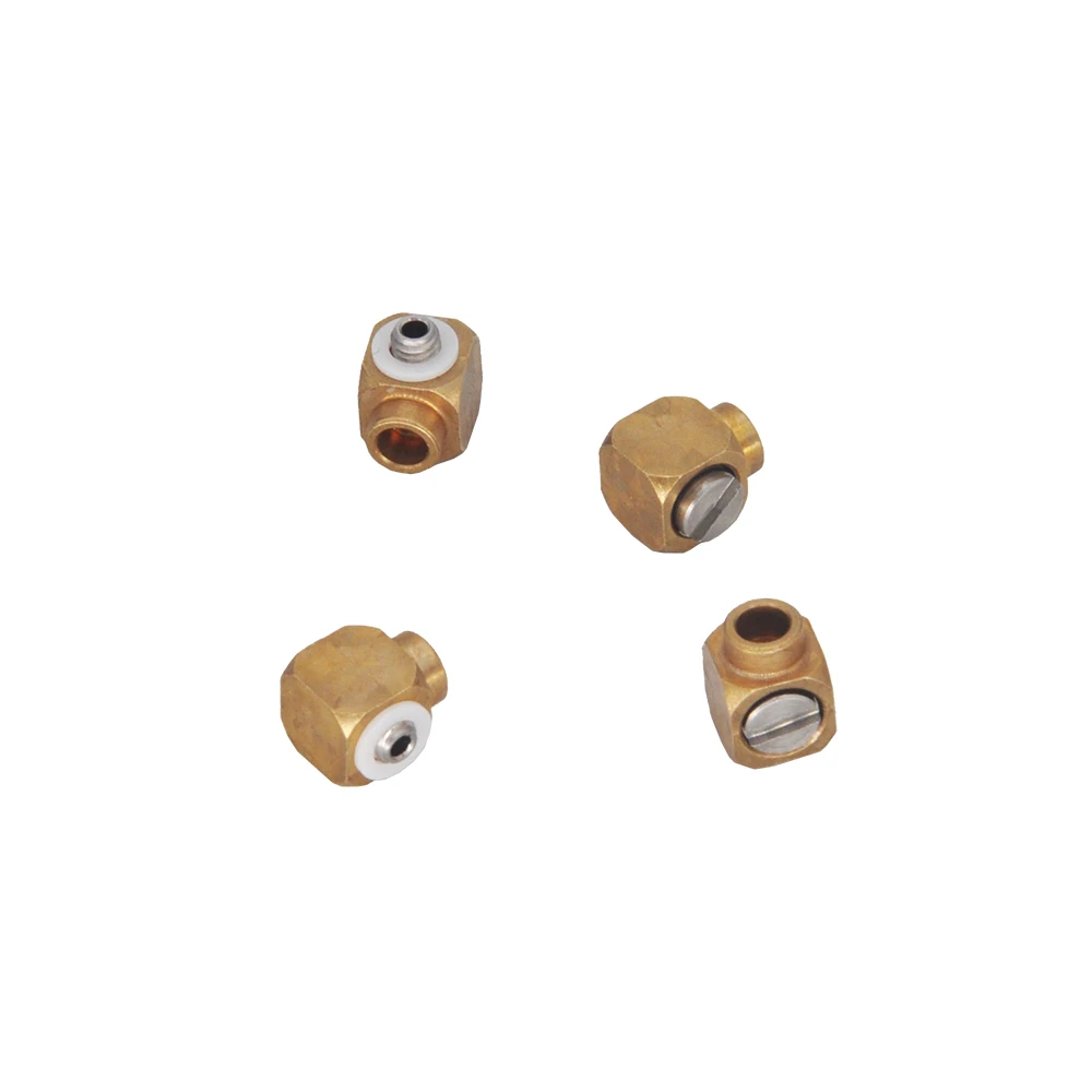 M3-3mm Elbow Nipple 90° Solder Copper Pipe For RC 1:14 K336GC k961 EC160E Hydraulic Cylinder Valve Block Upgrade Parts