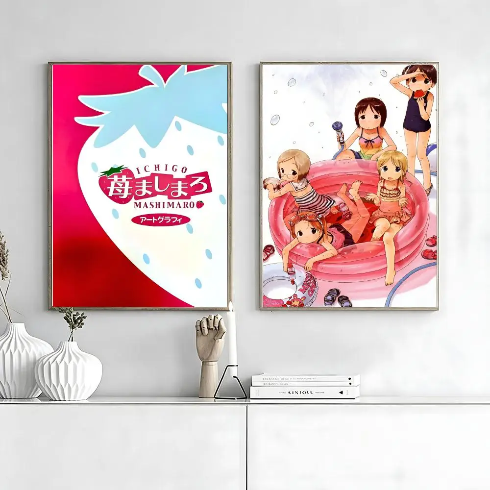 Anime Ichigo Mashimaro Painting Calligraphy Movie Posters And Prints Canvas Wall Art For Living Room Home Decor